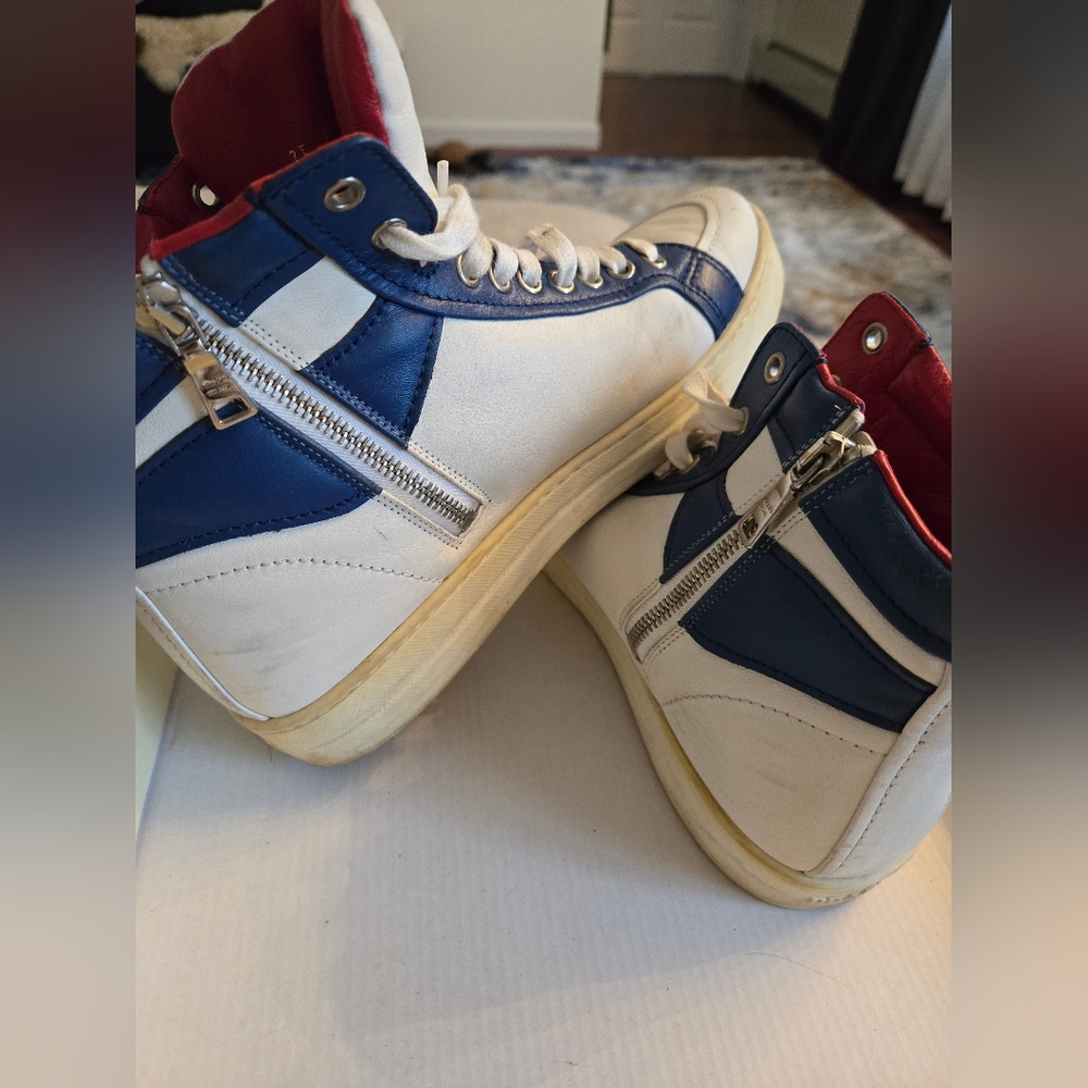 Prada leather sneakers size 38.5 - Picture 6 of 8